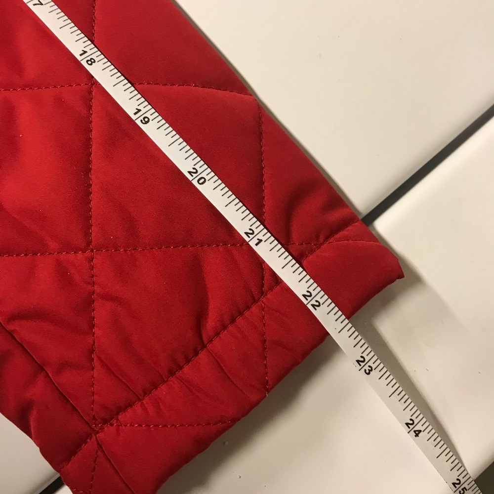 Red Quilted Jacket XS NWOT - Picture 4 of 5
